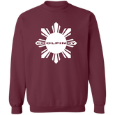 CoolPinoy Mid White Unisex Crewneck Pullover Sweatshirt